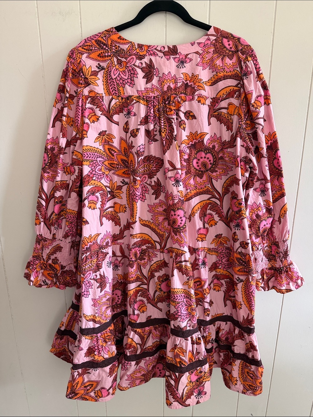 Tuckernuck Sunset Chintz Kenzo Cover Up Dress Paisley XXL Boho Resort Dopamine - Picture 9 of 13